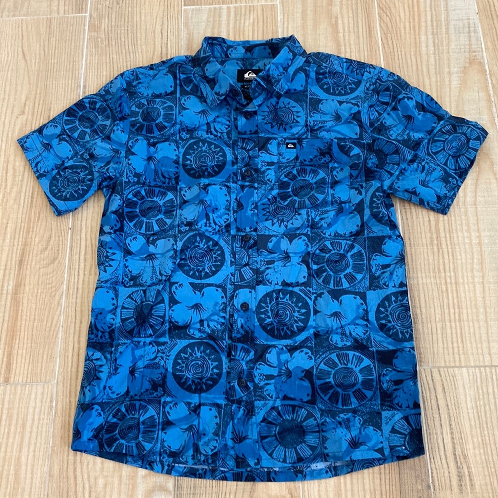 Quiksilver boys button down shirt